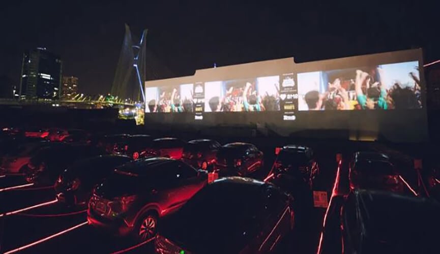 Cinema drive-in. (Foto: Flash Bang/Divulgação)