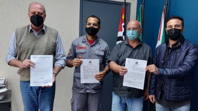 Cabreúva e Campo Limpo Paulista contam com apoio do deputado Alexandre Pereira na implantação das novas Bases de Bombeiros
