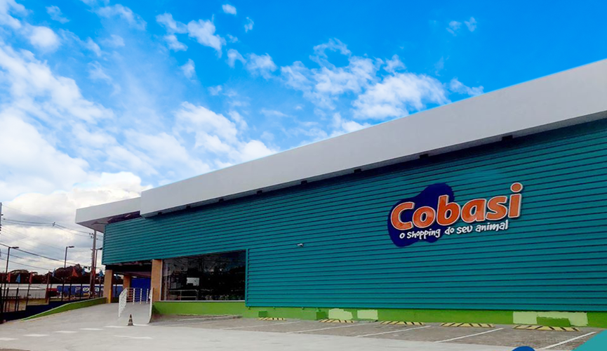 Foto da fachada da Cobasi