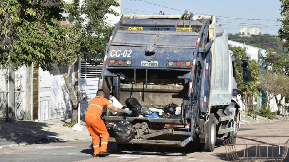 Coleta de lixo em Jundiaí
