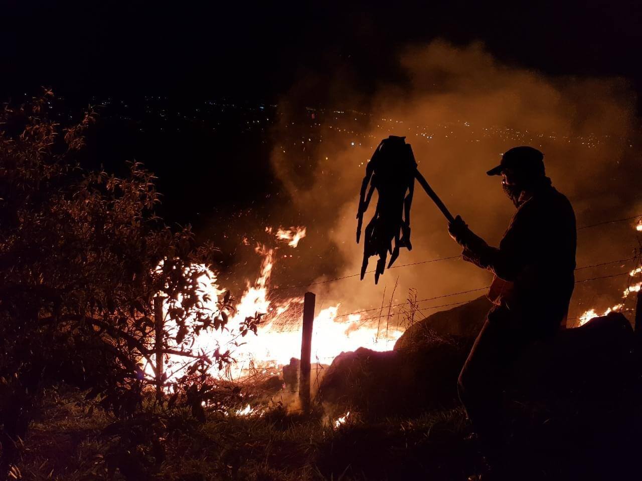 Incêndios nas matas de Jundiaí