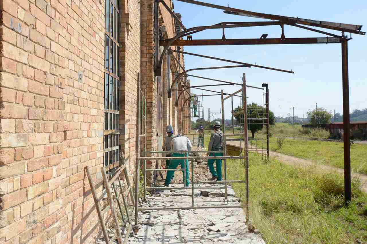 Plataforma de desembarque também passa por obra de recuperação