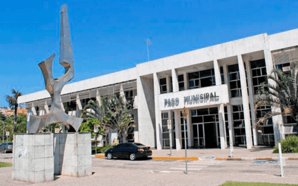 Fachada da Prefeitura de Campo Limpo