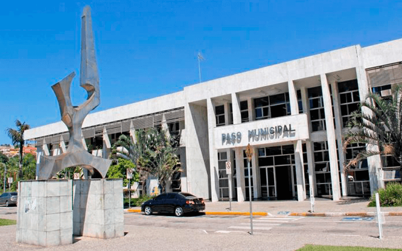 Fachada da Prefeitura de Campo Limpo