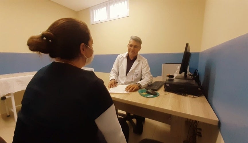 Foto de atendimento médico