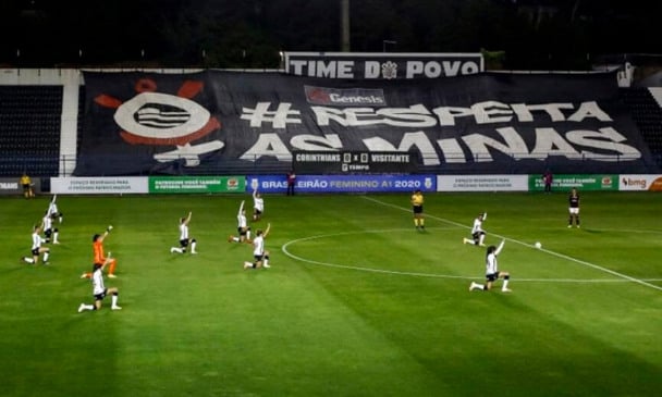 Time feminino do Corinthians. (Foto: Rodrigo Gazzanel/Ag. Corinthians)