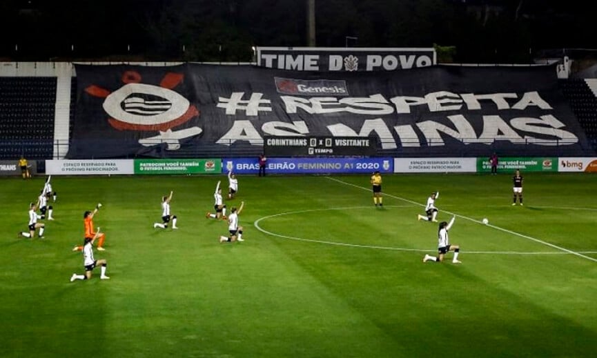Time feminino do Corinthians. (Foto: Rodrigo Gazzanel/Ag. Corinthians)