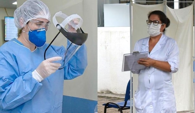 Enfermeiras em local de trabalho