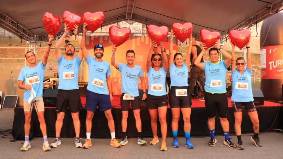 Corrida do coração.
