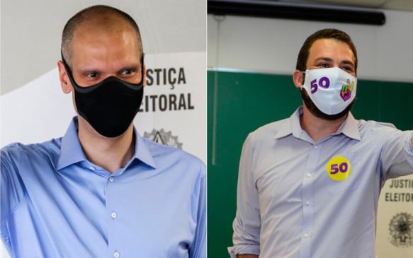 Bruno Covas e Guilherme Boulos. (Foto: Divulgação)