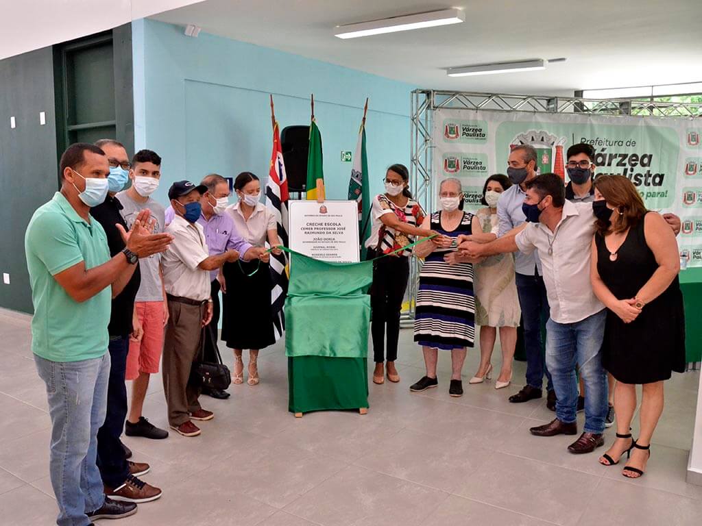 Inauguração creche em Várzea Paulista. (Foto: Divulgação)