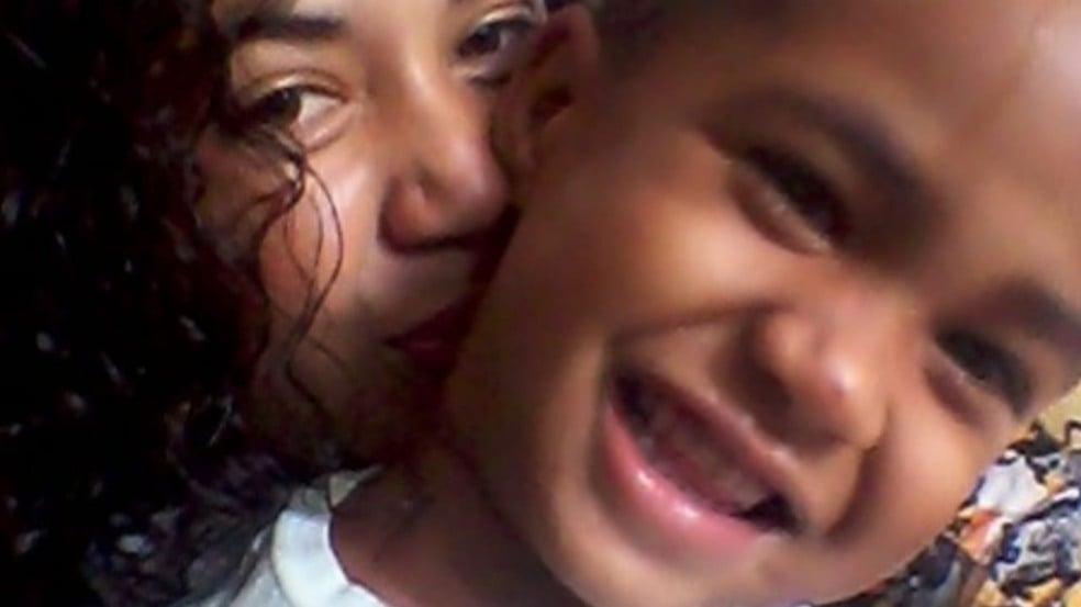 João Paulo com sua mãe