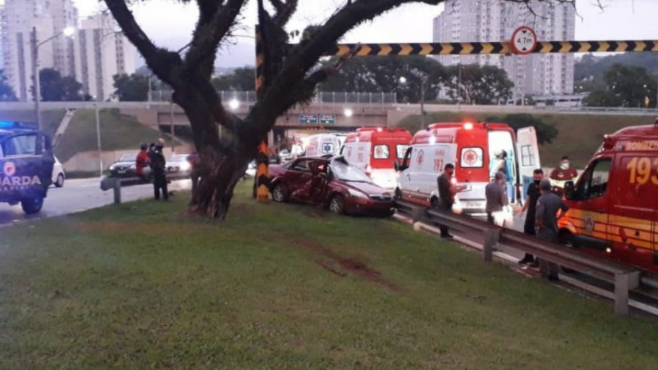 Acidente na Avenida Jundiaí