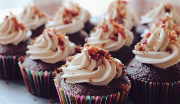 Foto de bolinhos com creme