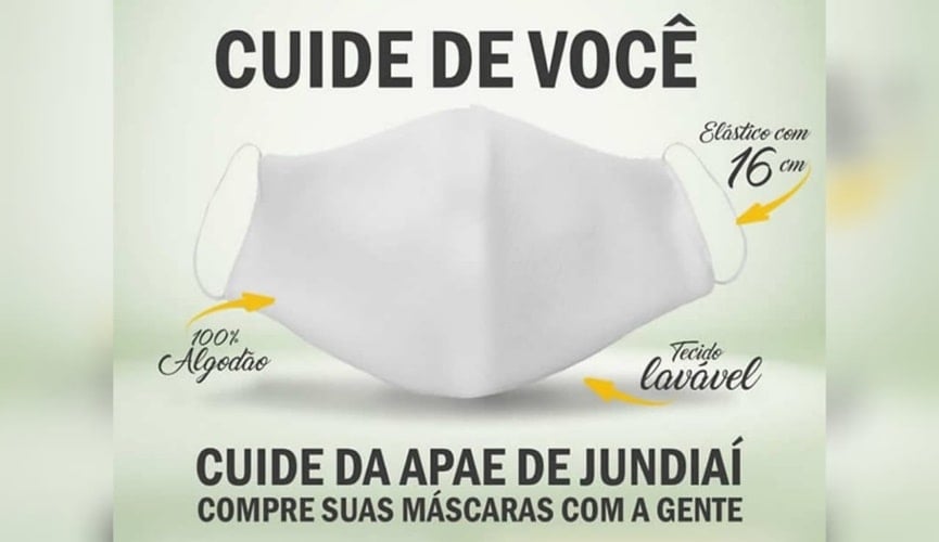 Foto de card de máscara