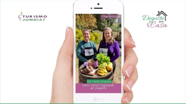 Deguste em Casa oferece delivery e retirada de produtos das rotas turísticas de Jundiaí.
