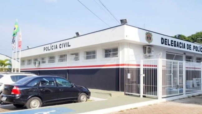 Fachada de delegacia de Itupeva.