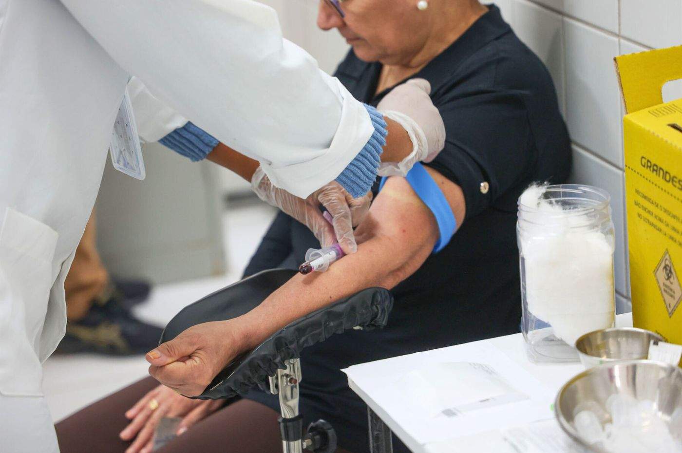 Atendimento para dengue na UBS Tamoio, em Jundiaí