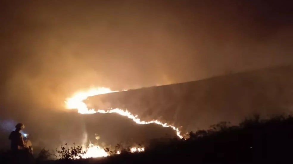 Incêndio na Serra do Mursa