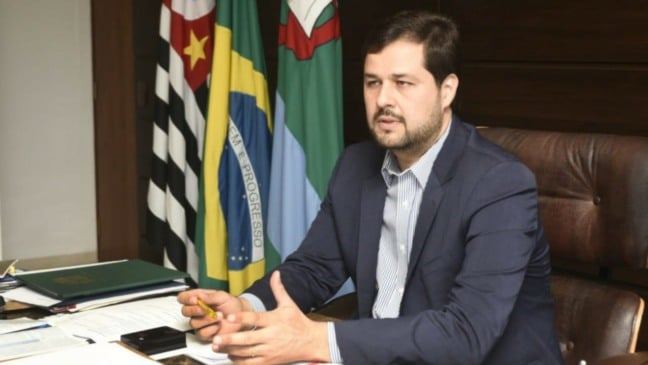 Prefeito de Jundiaí, Luiz Fernando Machado.