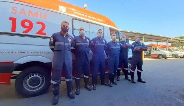 Equipe do Serviço de Atendimento Móvel de Urgência
