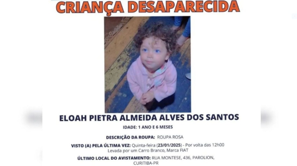 Criança desaparecida.