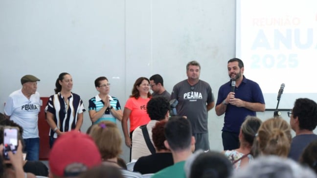 Gustavo Martinelli em público.