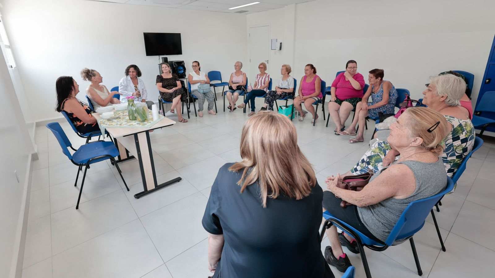 Roda de conversa promovida pela Saúde de Jundiaí.