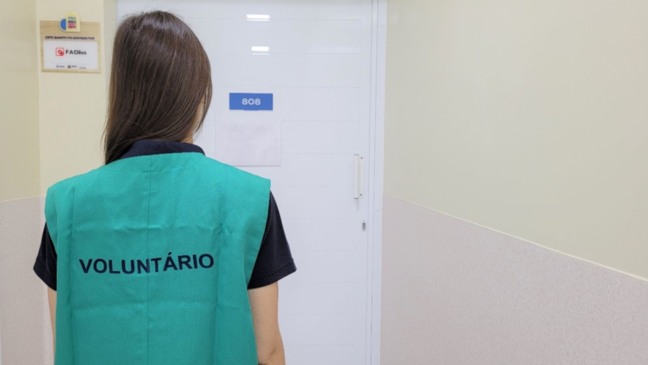 Voluntária do Hospital São Vicente.