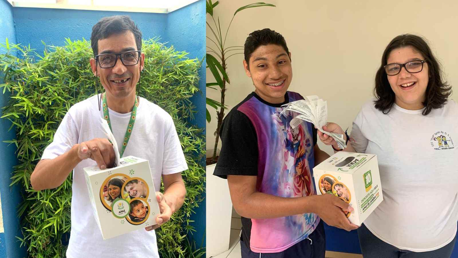 Alunos da APAE Jundiaí.