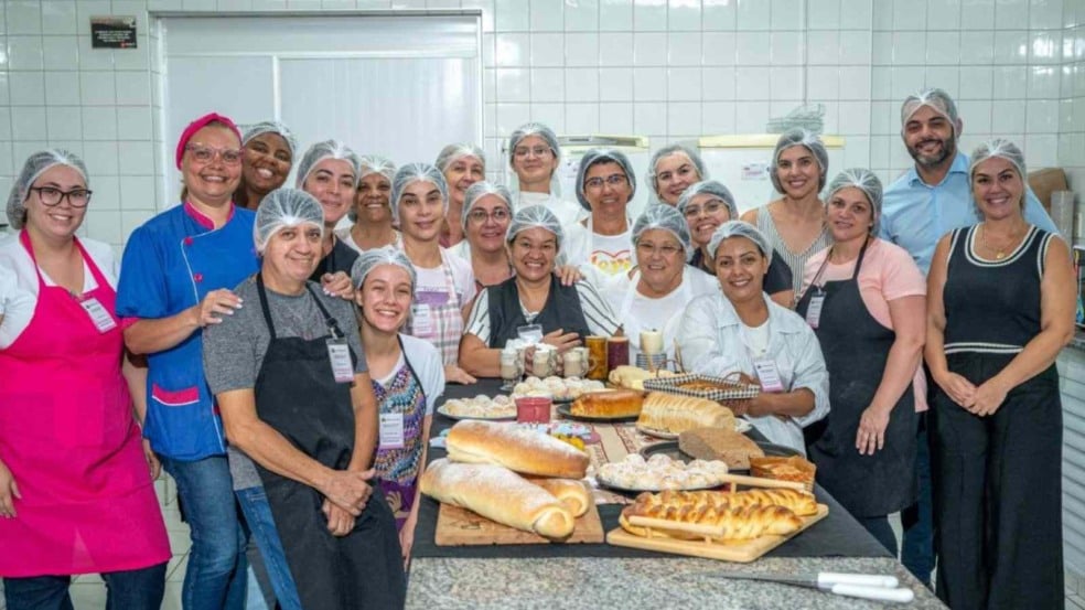 Aula de pães.