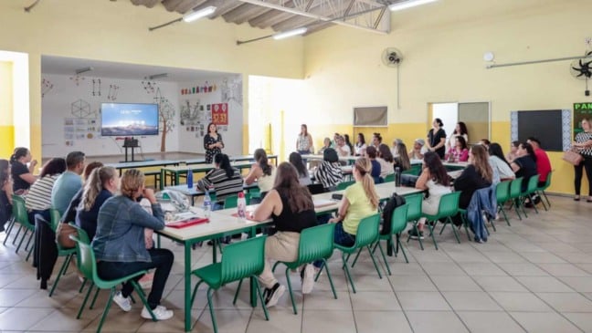 Reunião de professores.