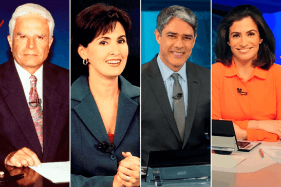 Público escolhe melhor apresentador da história do Jornal Nacional