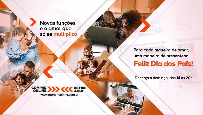 Dia dos Pais no Maxi Shopping: compras com segurança e bons preços