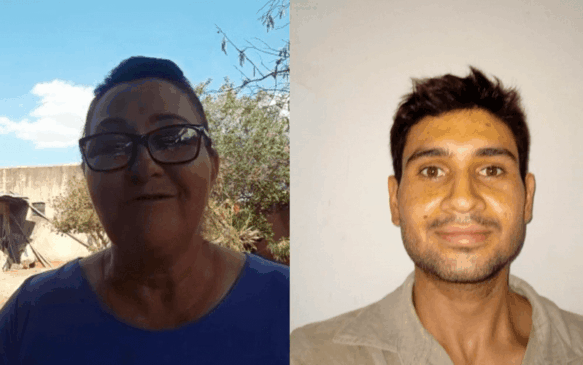 Glória de Carvalho ficou surpresa com a atitude de Marcos Aurélio. (Foto: Reprodução/TV Anhanguera)