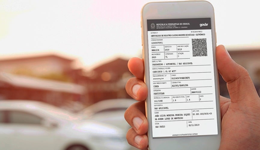 Documento veicular digital