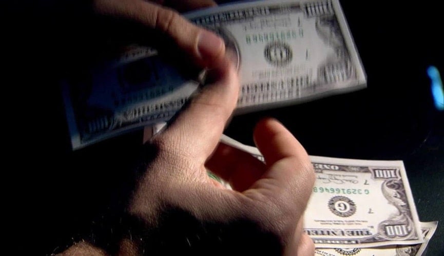 Foto de notas americanas