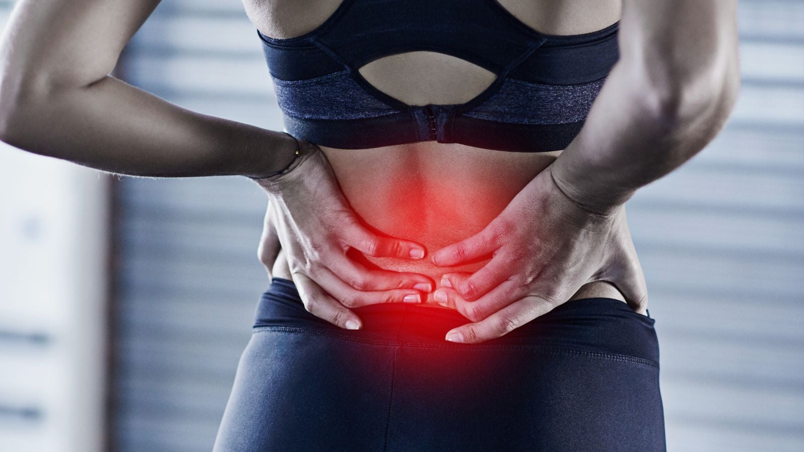 Demonstração de dor muscular