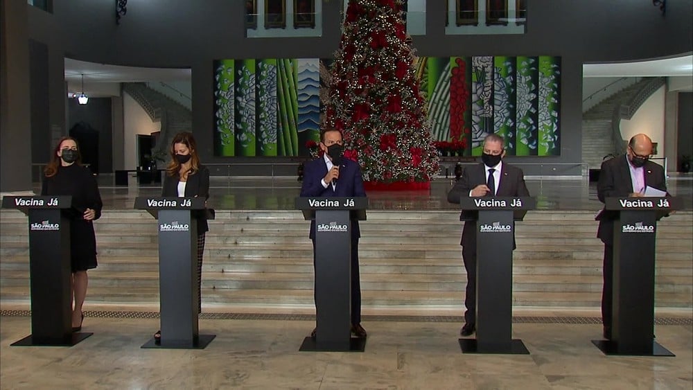 Coletiva de Imprensa do Governo de São Paulo