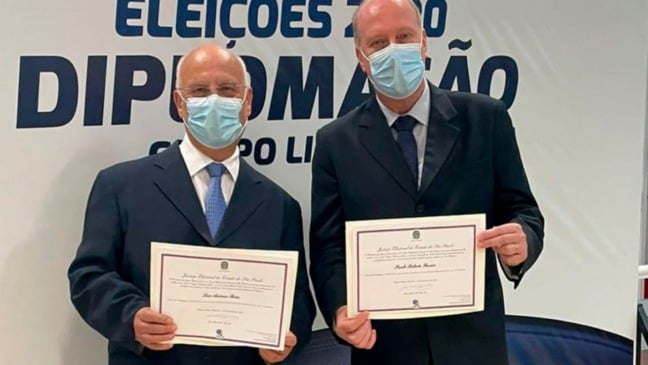 Prefeito eleito, Dr. Luiz e seu vice, Paulo Fávaro foram diplomados em cerimônia em Campo Limpo Paulista