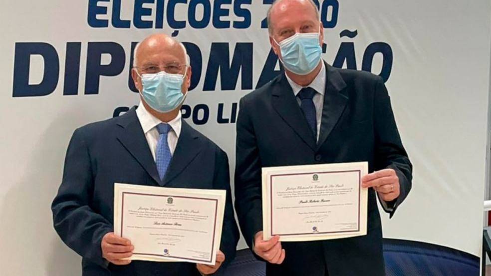 Prefeito eleito, Dr. Luiz e seu vice, Paulo Fávaro foram diplomados em cerimônia em Campo Limpo Paulista
