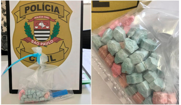 Dise apreende drogas sintéticas. (Foto: Divulgação)