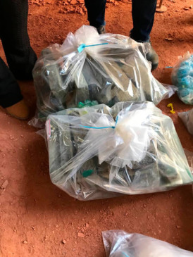 Drogas incineradas em Jundiaí. (Foto: Divulgação)