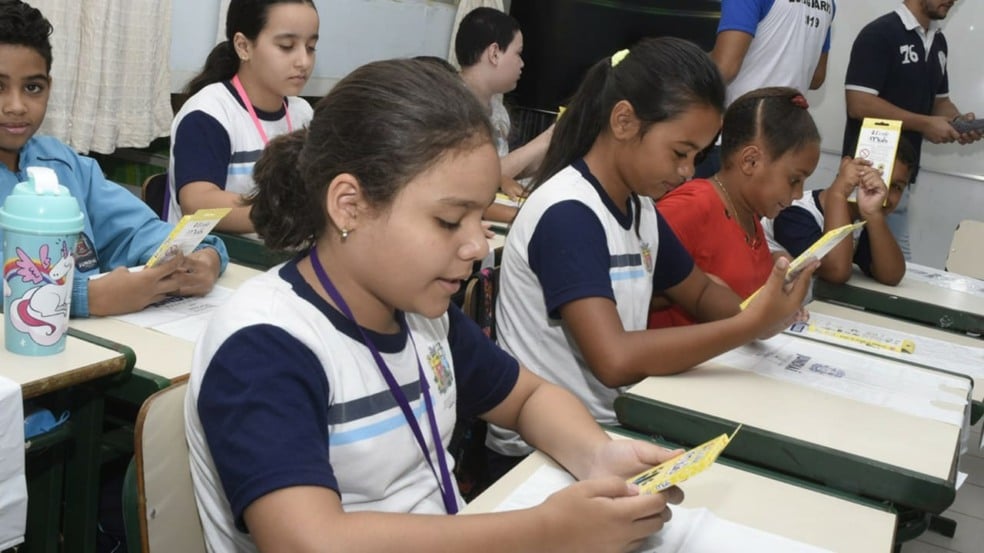Alunos da rede estadual de ensino de Jundiaí