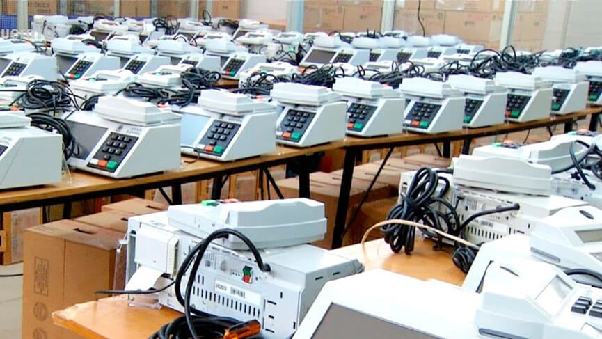Urnas eletrônicas. (Foto: Divulgação)