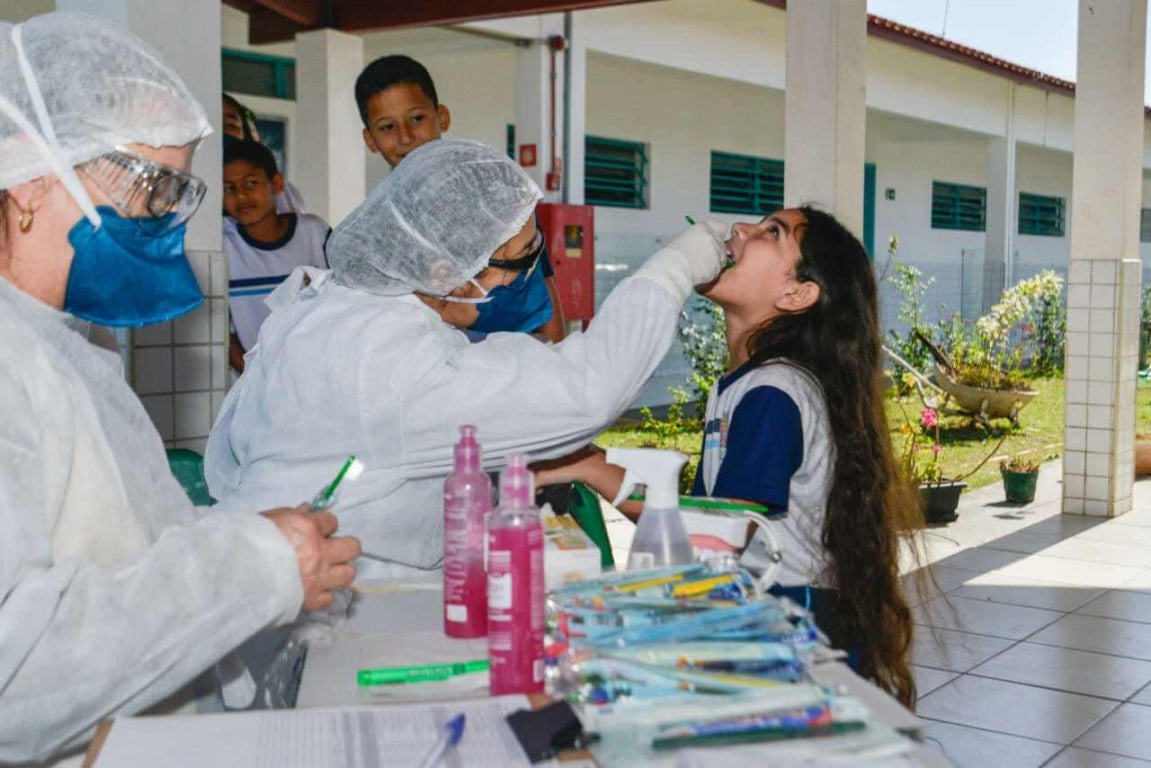 Crianças das EMEBs de Jundiaí recebem orientações sobre saúde bucal