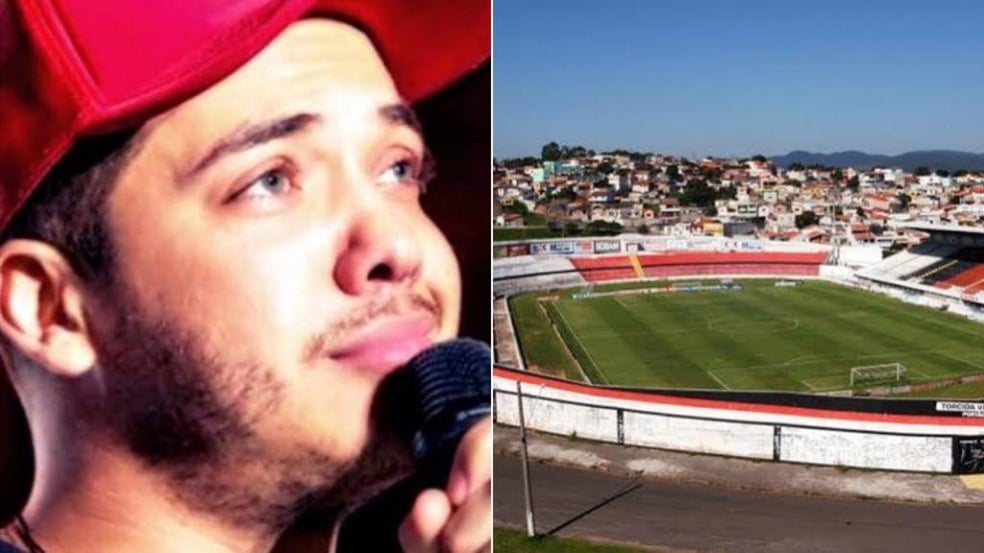 Wesley Safadão e estádio do Paulista, em Jundiaí