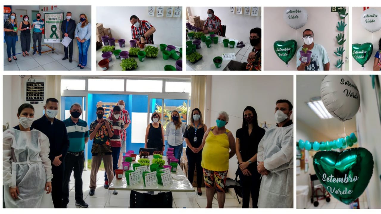 Montagem de fotos de doação da APAE de Jundiaí