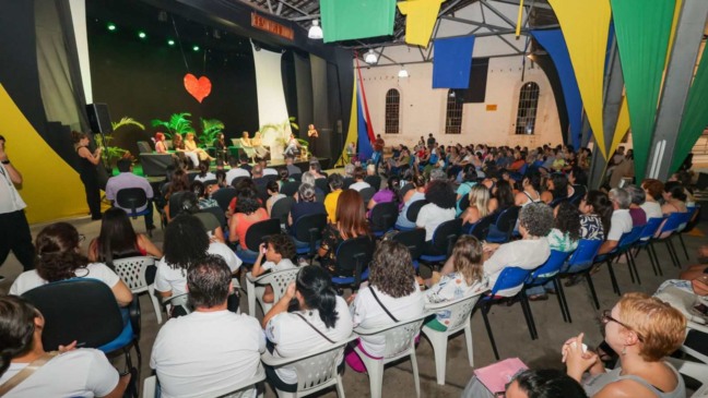 Palestra no 2º Encontro do Clube de Mães Atípicas.