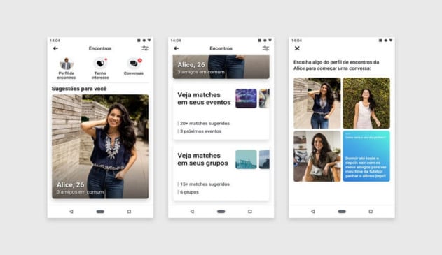 Página do aplicativo